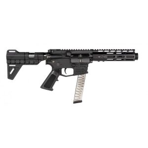 ATI MiIsport 9mm AR15 Pistol 5.5" Barrel W/ FlashCan MLOK Forend & Blade Brace ATIG15MSP9ML7