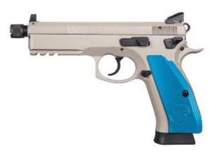 CZ 75 SP-01 Tactical 9mm Blue Alum Grips Threaded 18+1 Night SightsMaximum