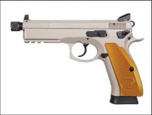 CZ 75 SP-01 Tactical 9mm Orange Alum Grips Threaded 18+1 Night SightsMaximum