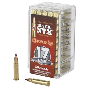 Hornady Varmint Express .17 HMR 15.5Gr NTX Lead Free 50 Rd