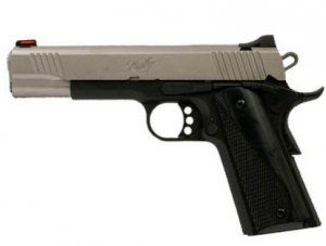 Kimber Stainless LW 9mm, 5", Two-Tone Pistol, White Dot Rear/Red Fiber Optic Sights, 9rd Magazine, Black Laminate Wood Grips